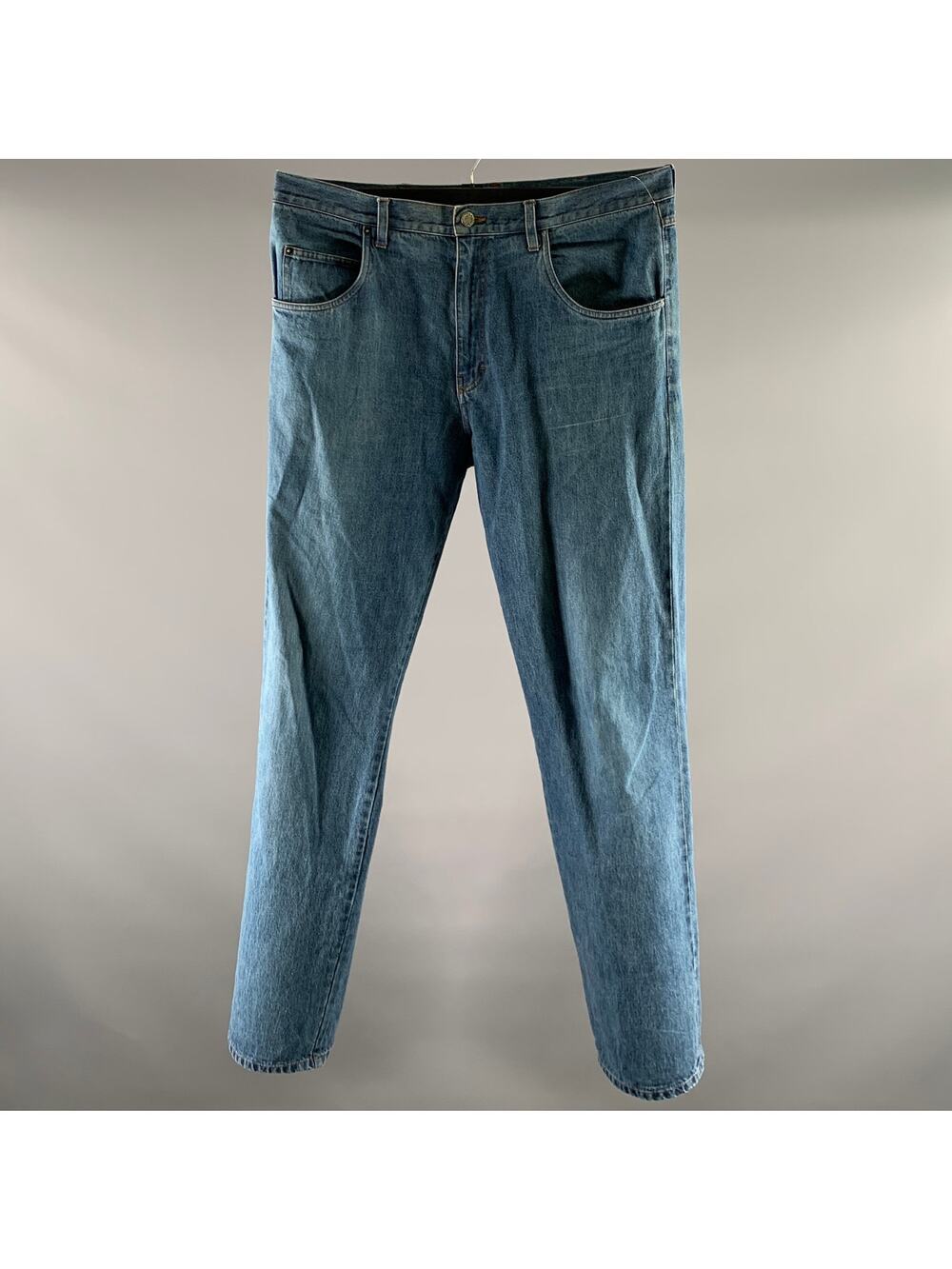 ADAM KIMMEL Size 36 Blue Cotton Straight Leg Pants